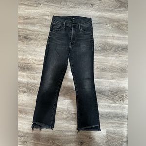 Mother Jean insider crop step fray  size 26